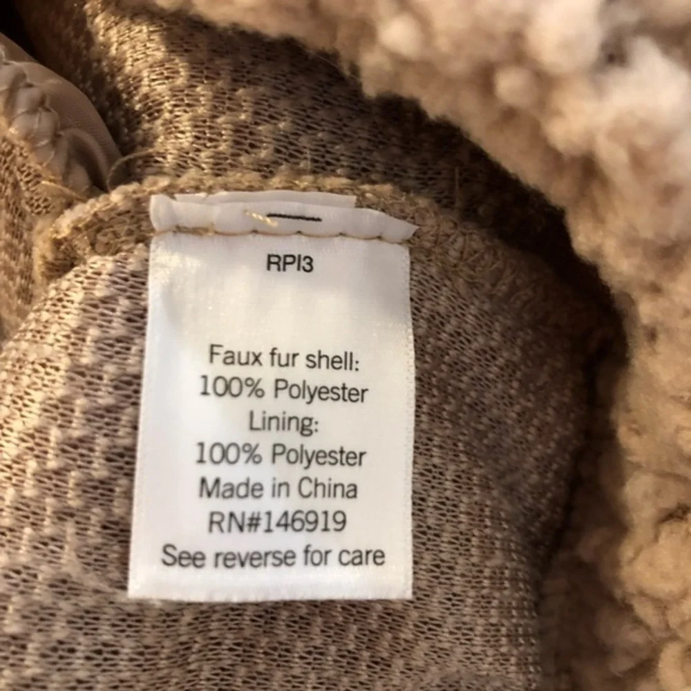 NWOT Nine West Pullover Teddy Jacket Size L